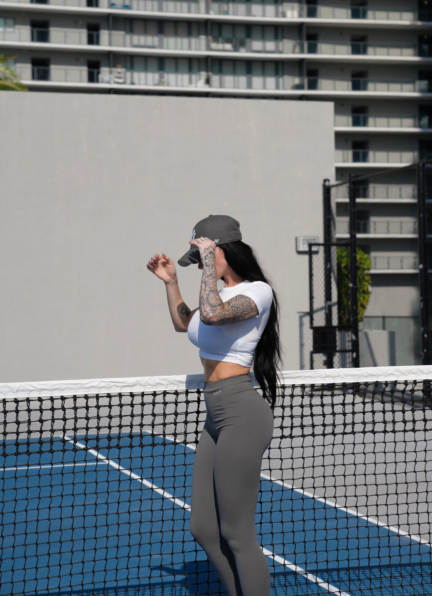 Soft Leggings Smoke Grey High Rise