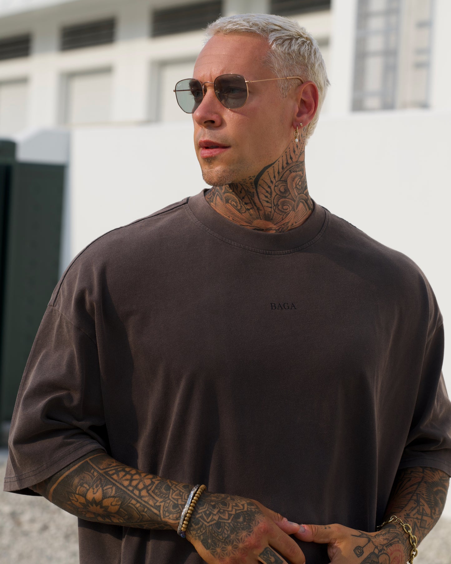 Vintage Wash Shirt Deep Brown