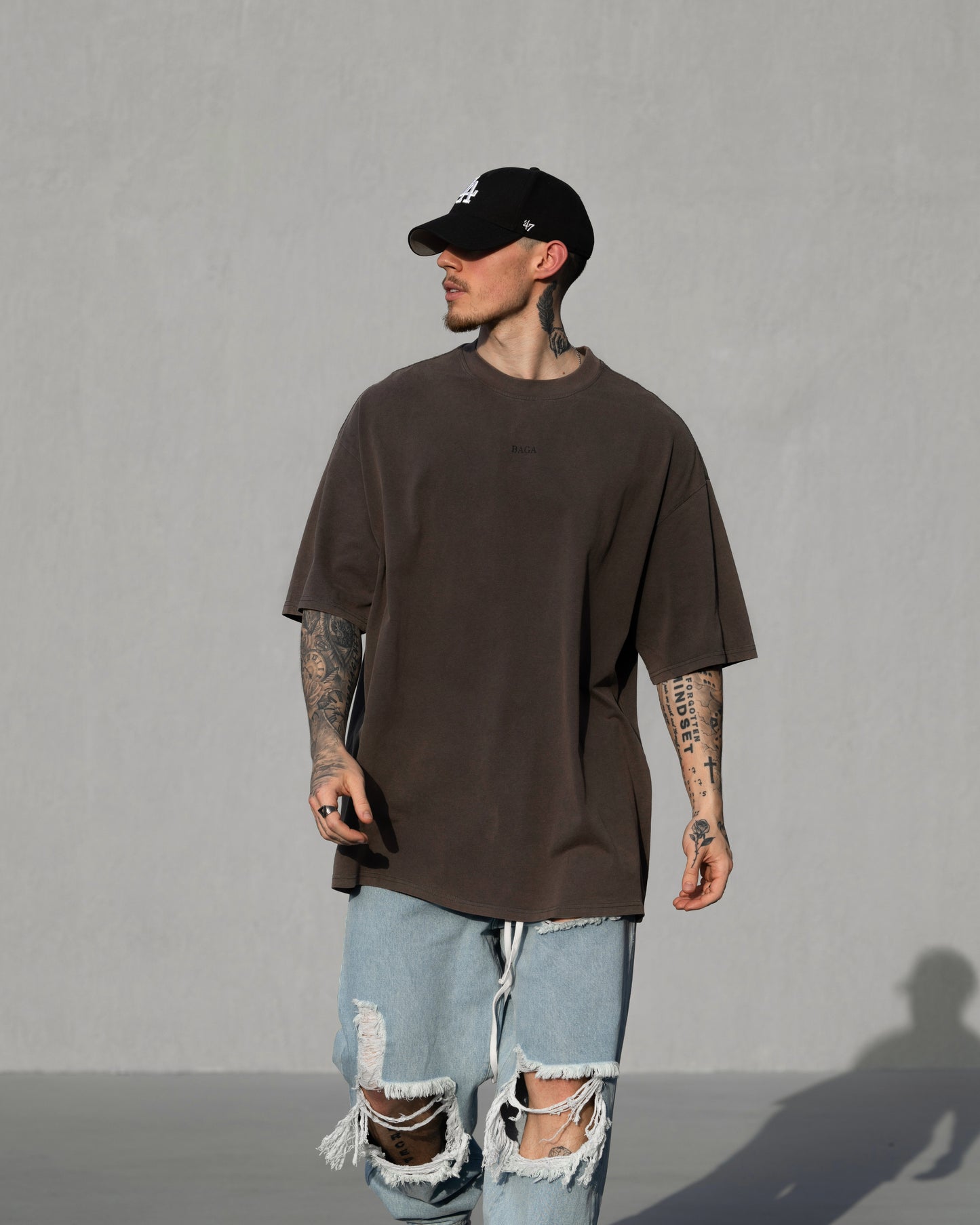 Vintage Wash Shirt Deep Brown