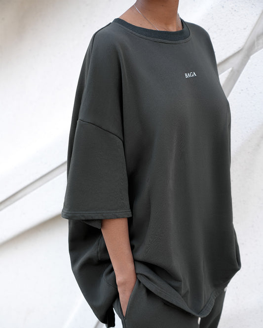 French Terry Oversized Shirt