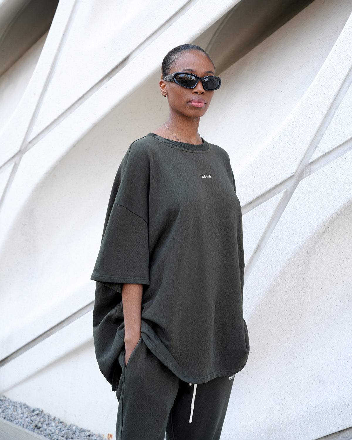 French Terry Oversized Shirt