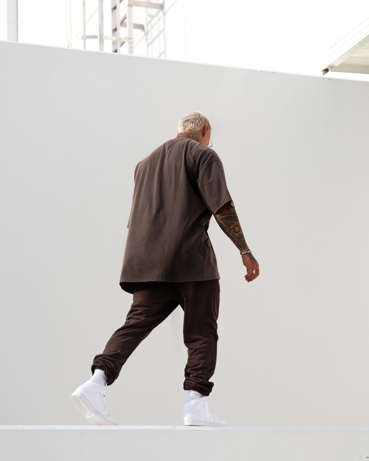 Oversized Joggers Unisex - Umber Brown